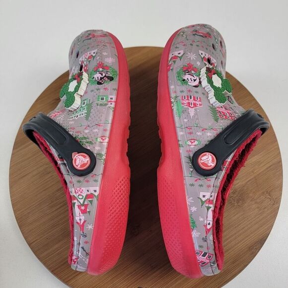 Disney Christmas Holiday 2019 Mickey Dual Comfort‎ Crocs Unisex Size M7/W9 - Picture 8 of 10